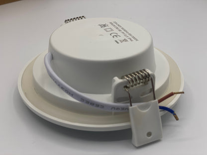 Spots Led Encastrable, Extra plat 6W Equivalent 60W 230V IP44 Spot Encastré Led blanc chaud 3000K