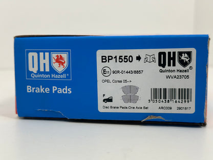 QUINTON HAZELL BP1550 Plaquettes de frein pour fiât Opel vauxhall