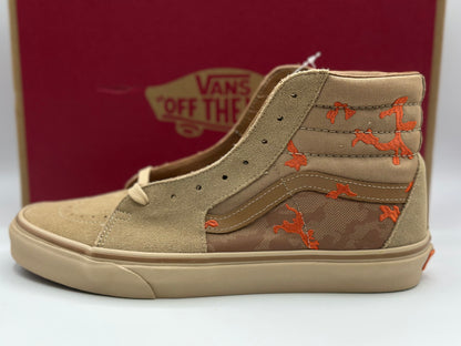 Sk8-hi Camo Embroderies Beige/orange