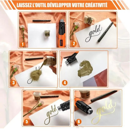 Décapeur Thermique TACKLIFE HGP40AC - 500W, 2 Températures, Câble de 2.2M