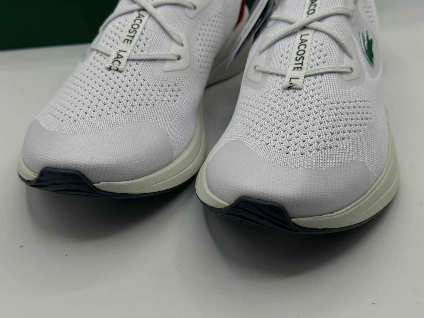 Sneakers Run Spin Knit mixte Lacoste en textile