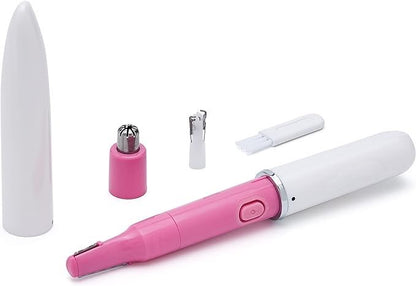 Tondeuse électrique pour le nez, les oreilles, les sourcils et le visage, avec 2 types de lames neuf