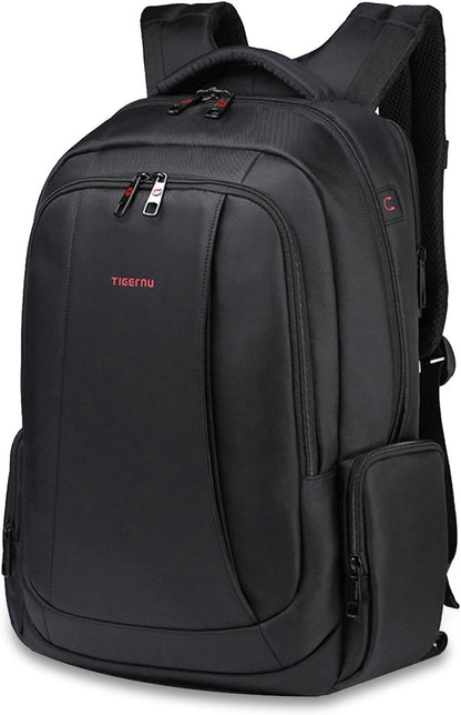 Sac à Dos Ordinateur Portable 17/15.6 Pouces Antivol pour Homme Imperméable Sac a Dos PC Portable pour Loisirs/Affaire/Scolaire Noir