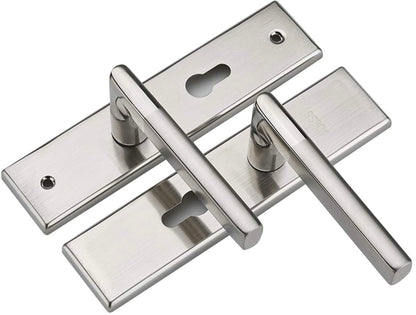 Rehomy Serrure de porte intérieure en acier inoxydable avec clés