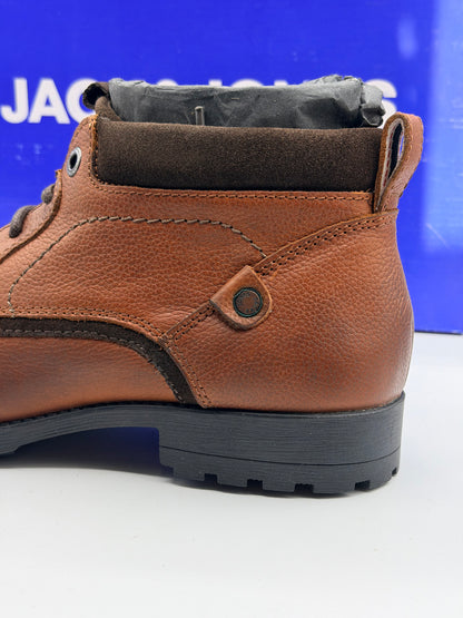 Jack & Jones - Bottines à lacets - honey