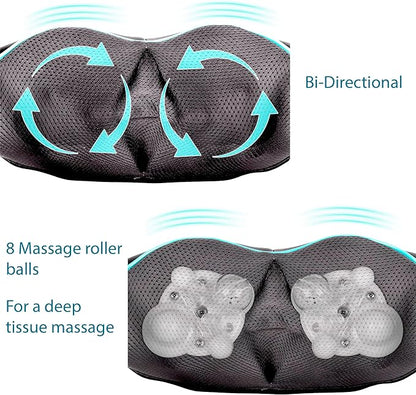 Masseur pour le dos, les épaules et le cou avec chaleur pour le cou, le dos, les pieds et les jambes