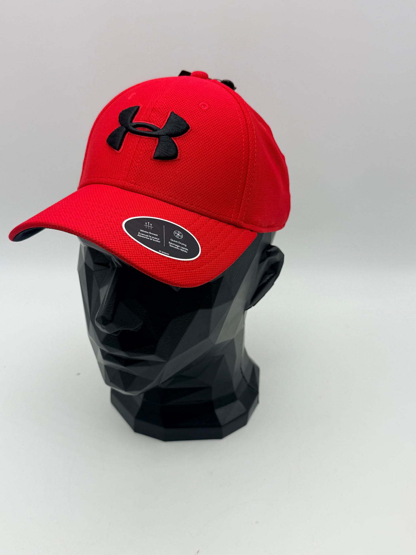 Casquette - Under Armour - Blitzing 3.0 - Rouge - Visière recourbée - Tissu UA Microthread