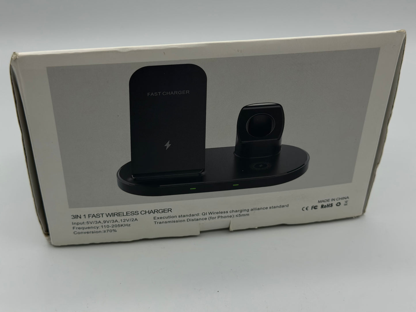 Dock de charge induction Apple 3-en-1 pour iPhone / AirPods / Apple Watch - 18W max - noir