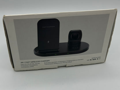Dock de charge induction Apple 3-en-1 pour iPhone / AirPods / Apple Watch - 18W max - noir