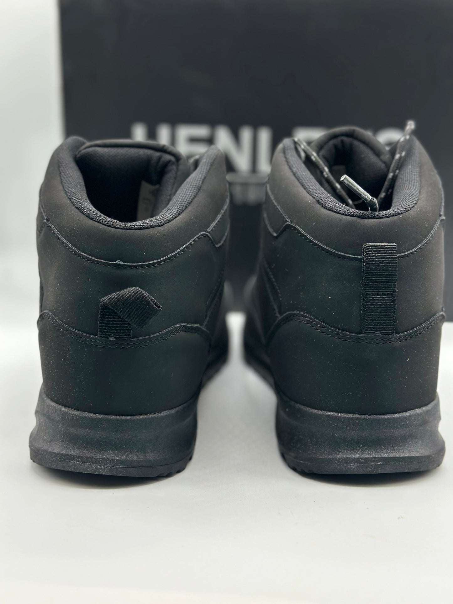 Henlys Chaussures de randonnée pour homme Noir