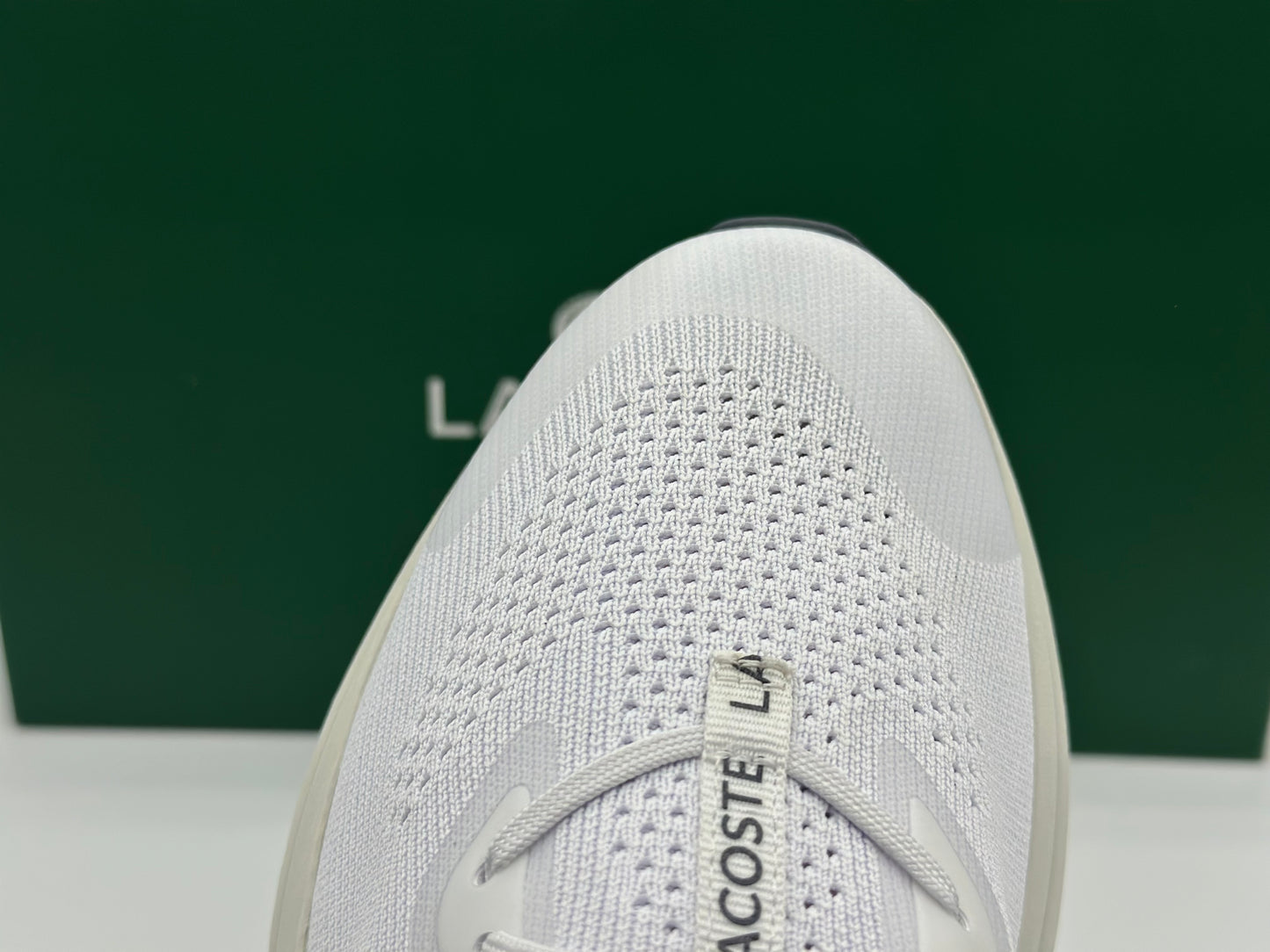 Sneakers Run Spin Knit mixte Lacoste en textile