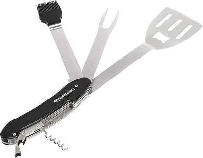 Basics Ustensile pliable 4 en 1 pour barbecue neuf