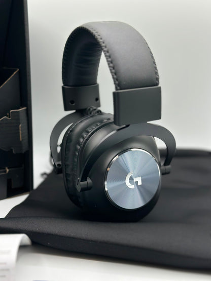 Logitech G PRO Casque Gamer Over-Ear, Transducteurs PRO-G 50mm, Aluminium, Acier et mousse à mémoire de fome, Confortable et Durable, pour les jeux Esports, PC / PS / Xbox / Nintendo Switch - Noir