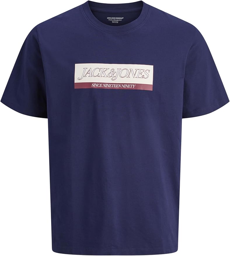 JACK & JONES Jorinwood Block Branding Tee SS Cn3Pk MP (Lot de 3) Homme