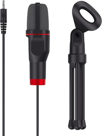 Trust Gaming GXT 212 Mico Microphone USB (Micro PC avec Connexions 3,5 mm et USB, Câble de 1,80 m, sur Trépied) Noir
