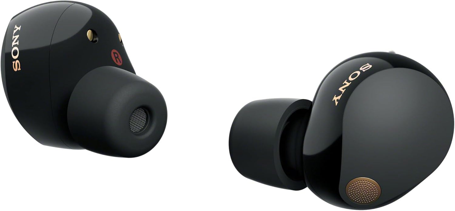 Sony WF-1000XM5 écouteurs sans Fil à réduction de Bruit, Bluetooth, Intra-Auriculaires avec Micro, 36 Heures d'autonomie, Charge Rapide, IPX4, Compatible iOS et Android - Noir