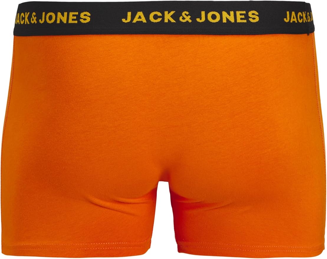 JACK & JONES Jacben Solid Trunks Lot de 5 Boxers 3 Homme