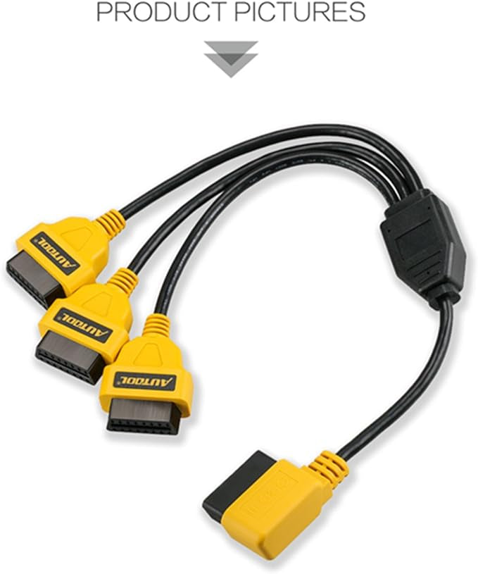 Câble d’extension OBD2 automobile mâle vers femelle neuf