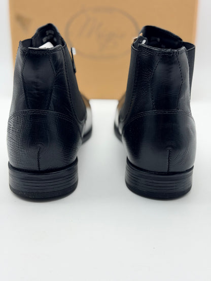 Bottines NOIR Homme motif Uni A enfiler