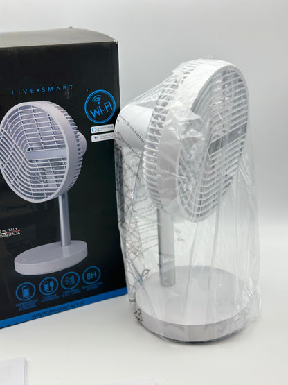 Ventilateur de table Silencieux et Puissant avec Batterie Rechargeable - WI-Fi App Contrôle Vocal