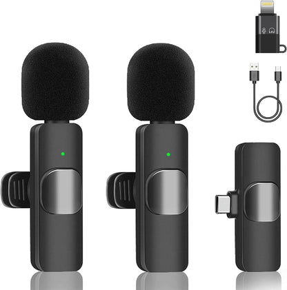 Jk products shopping online Micro Cravate sans Fil lavalier Compatible iPhone iPad Android iOS Smartphone Pc Microphone Plug and Play Enregistrement Live Stream Youtube