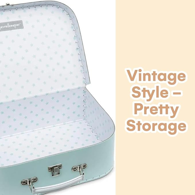 Valises , Lot de 3 - Boîtes Cadeaux emboîtables, Bleu Pastel neuves