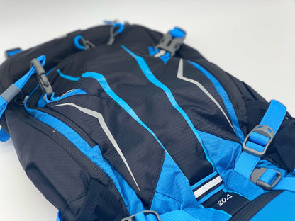 Sac à dos 20L Résistant à l'eau Vélo Sac Pack Sports de Plein Air Equitation Voyage Camping Randonnée avec Housse de Pluie Housse de Casque