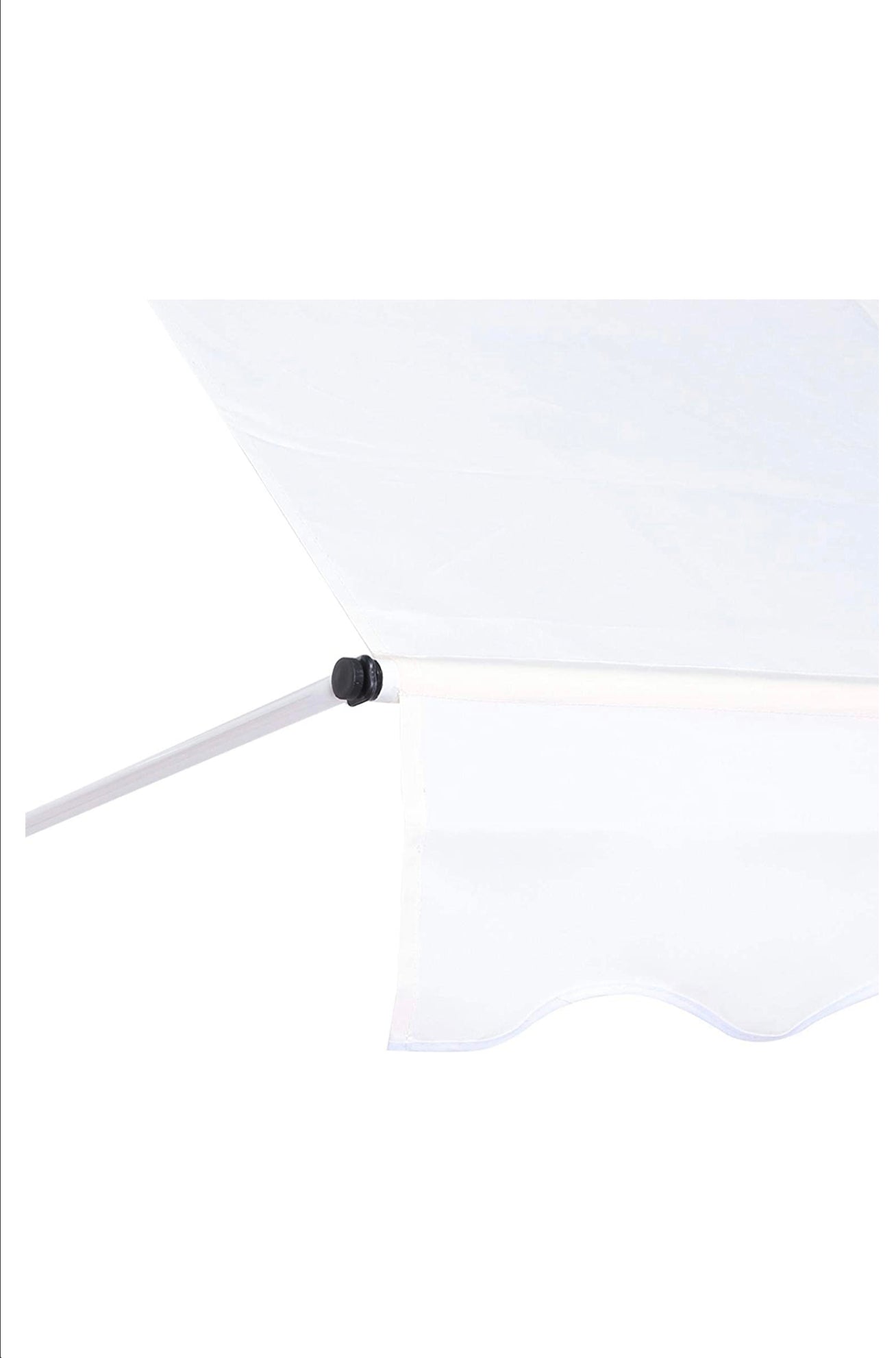 Voile d'ombrage 3,5 x 1,2 m avec pieds, réglable en hauteur, store rétractable pour extérieur, neuf