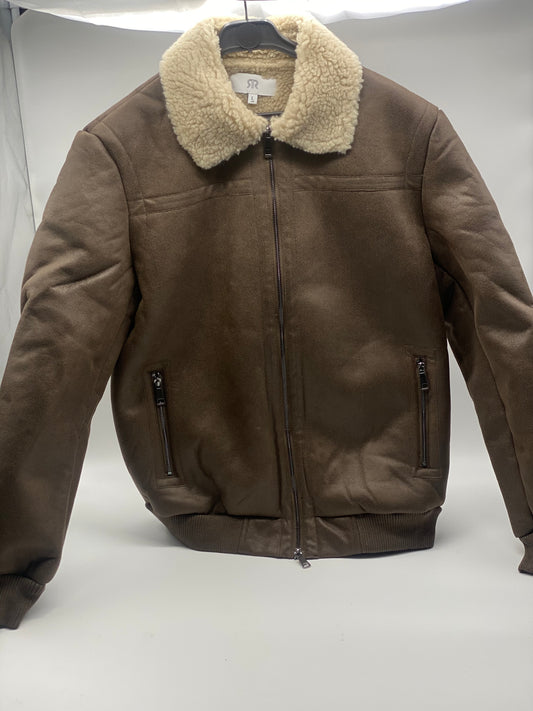 Magnifique blouson marron havane taille L neuf