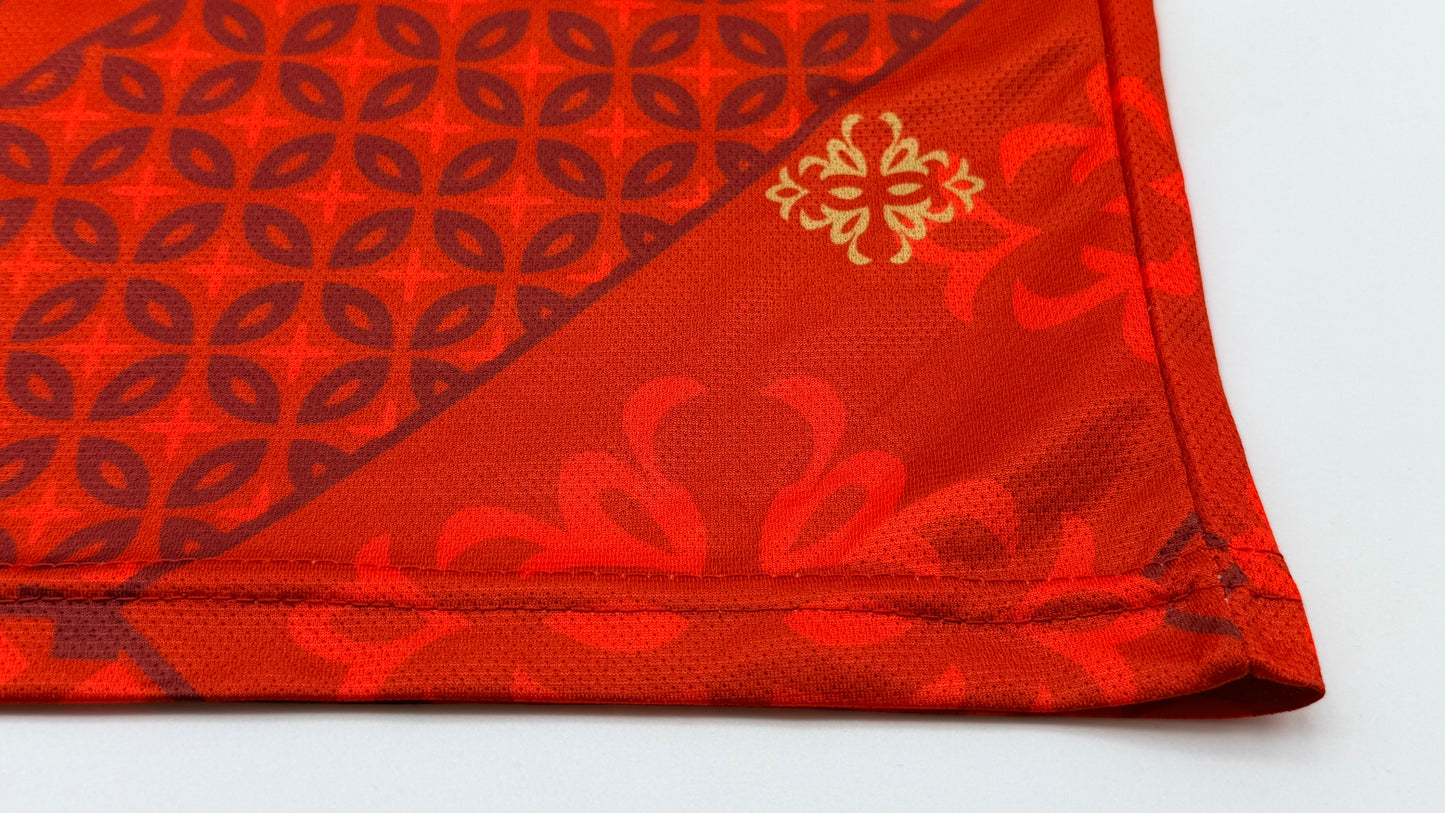 Maillot du Maroc rouge taille L ( taille petit (S) )