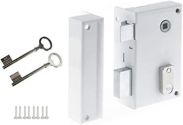 Yale YAV37G - Serrure en applique verticale à fouillot, 2 Clés, Version gauche - pour Grille et Portail
