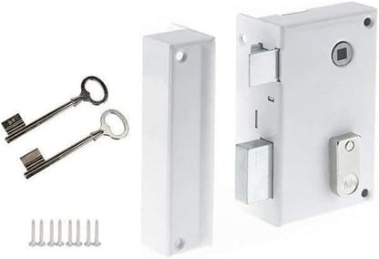 Yale YAV37G - Serrure en applique verticale à fouillot, 2 Clés, Version gauche - pour Grille et Portail