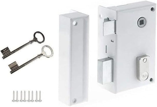 Yale YAV37G - Serrure en applique verticale à fouillot, 2 Clés, Version gauche - pour Grille et Portail