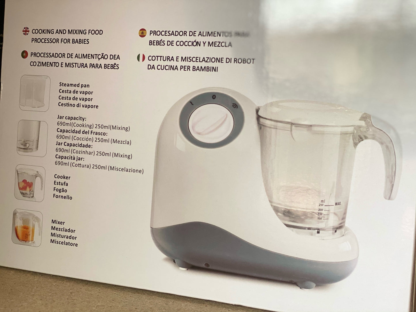 Robot Cuiseur Vapeur Multifonction idéal pour une cuisine saine pour le bébé neuf