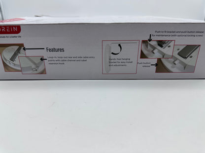 Plafonnier LED Ø30cm Rond 3000K-4000K-6500K 10W 1000LM IK07 Antichoc IP44 étanche éclairage LED Lampe de Plafond Luminaire