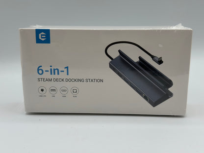 Hub USB C, Adaptateur USB C 6 en 1 Station d'accueil Multiport avec 5 Gbps USB 3.0 * 3, 4K HDMI, Charge Rapide PD 100W pour MacBook, iMac, Clé USB, Windows, Steam Deck