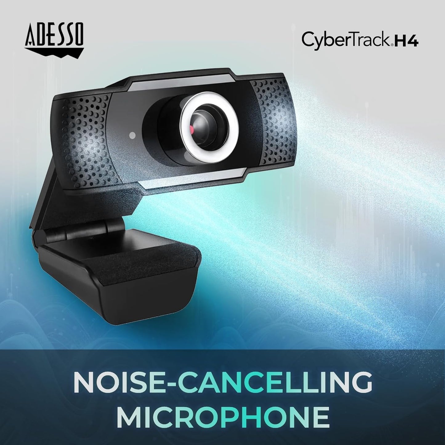 Adesso CyberTrack H4
WEBCAM 1080P - CMOS 2.1 MP - MICROPHONE - FOCUS MANUEL - USB