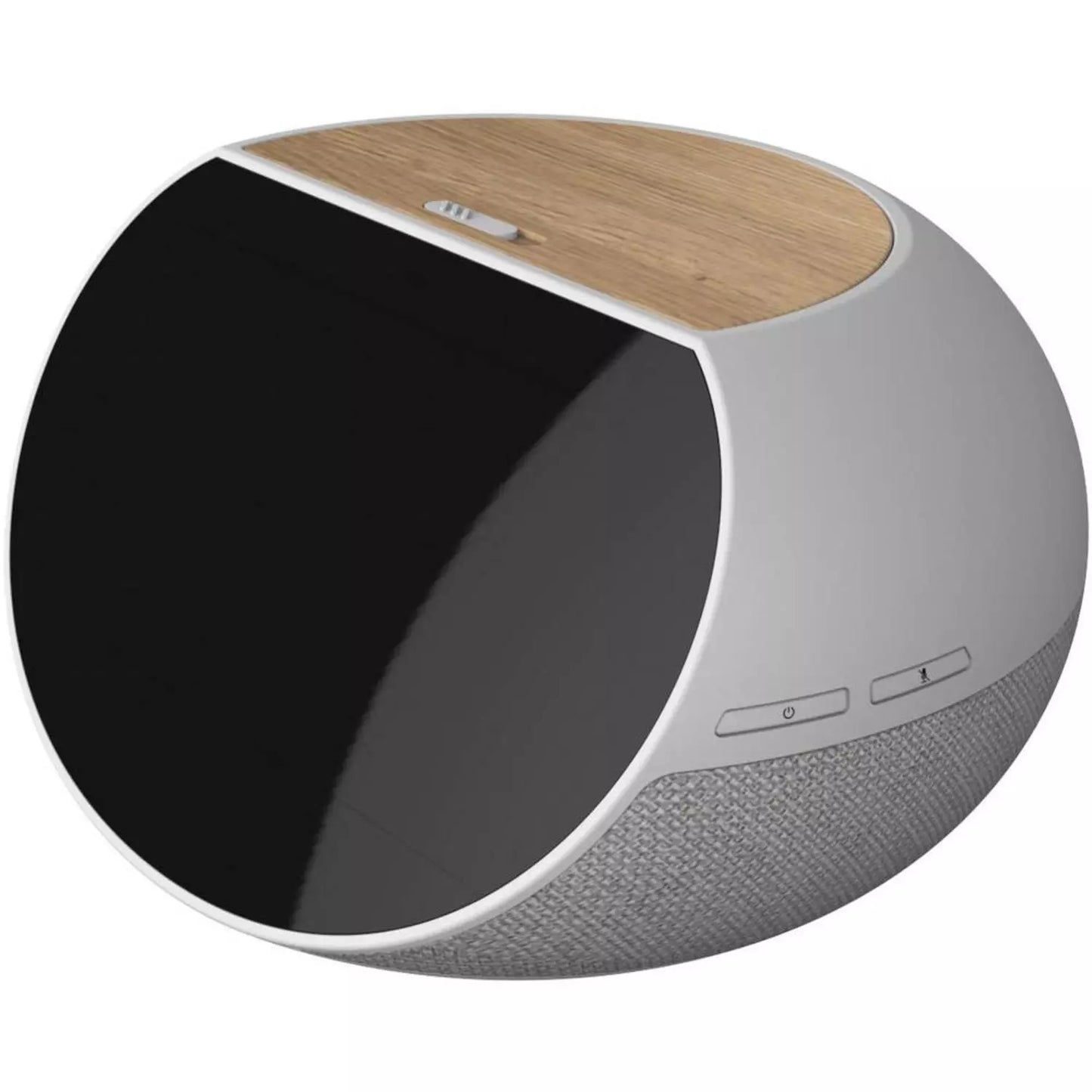 Assistant vocal - Hello 5 - Gris et Bois - Bluetooth - WiFi - USB - Ecran tactile 5" - 16 Go
