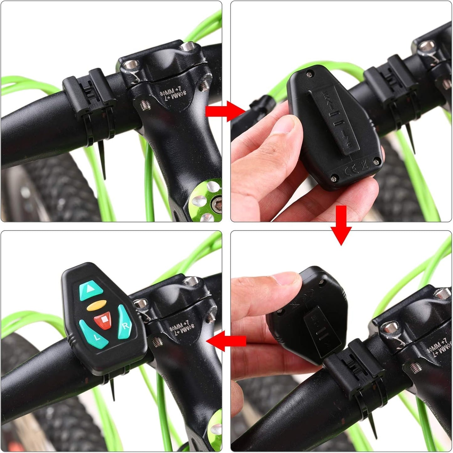 Sac À Dos Réfléchissant Léger USB Rechargeable Indicateur de Direction du Signal Lumineux sans Fil neuf