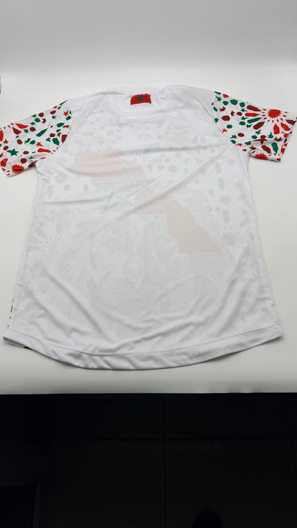 Maillot puma rouge et blanc Maroc taille L (taille petit (s) )