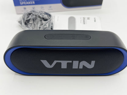 Haut-parleurs Bluetooth, haut-parleurs portables étanches avec TWS, 24 heures de lecture, son stéréo, sans fil pour la maison Douche Piscine Plage Extérieur (noir)