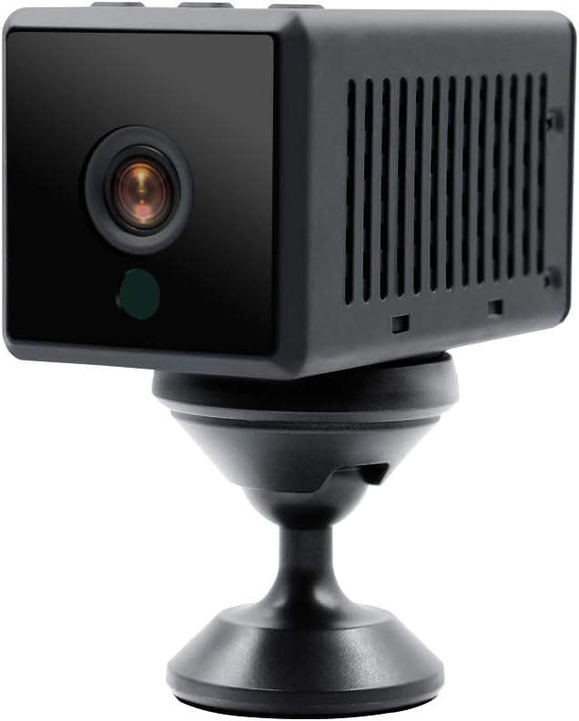 Mini Caméra Espion WiFi Caméra Cachée 1080P Caméra de Surveillance avec Vision Nocturne Automatique/Audio Bidirectionnel/Grand Angle/Alerte Fortification pour Intérieur et Extérieur