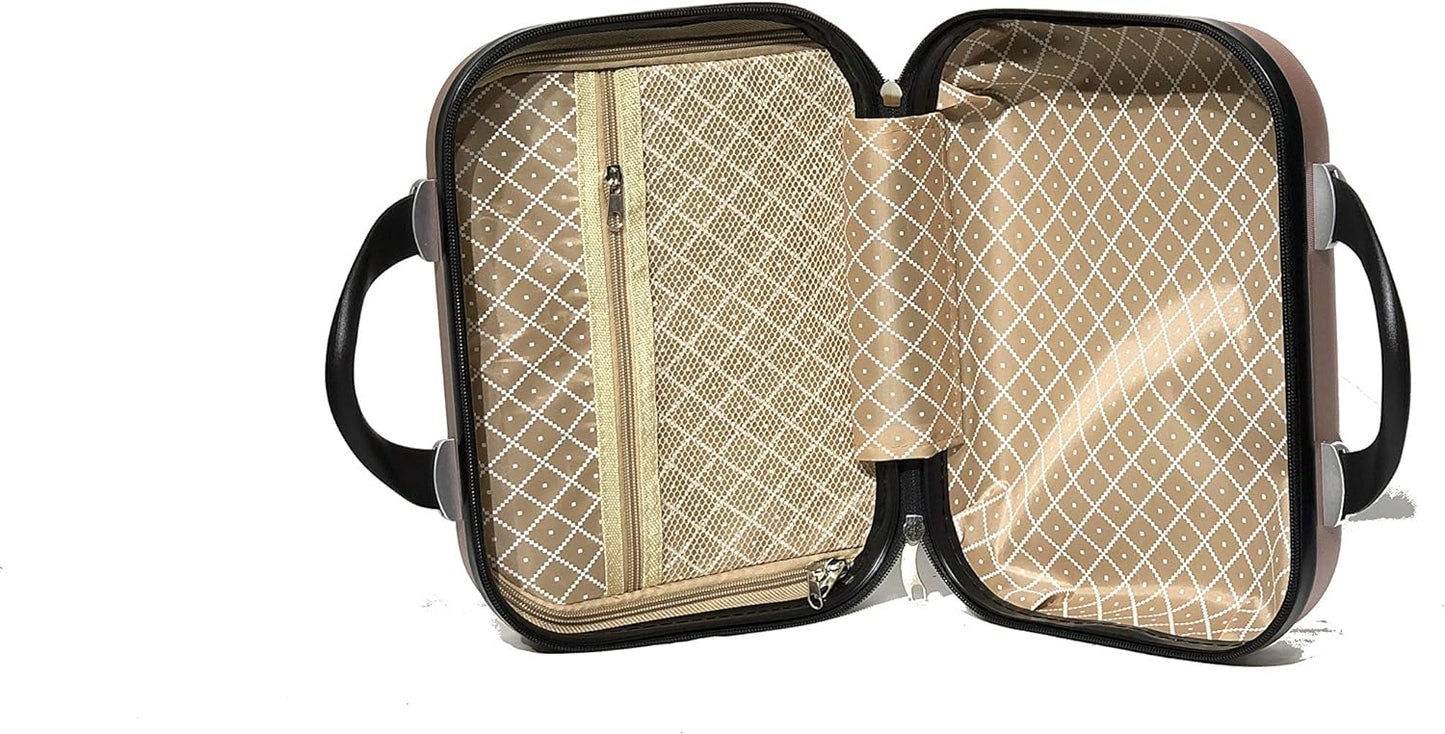 Valise Cabine avec Vanity, Marque Française (Champagne , Cabine & Vanity)