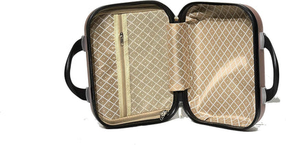 Valise Cabine avec Vanity, Marque Française (Champagne , Cabine & Vanity)
