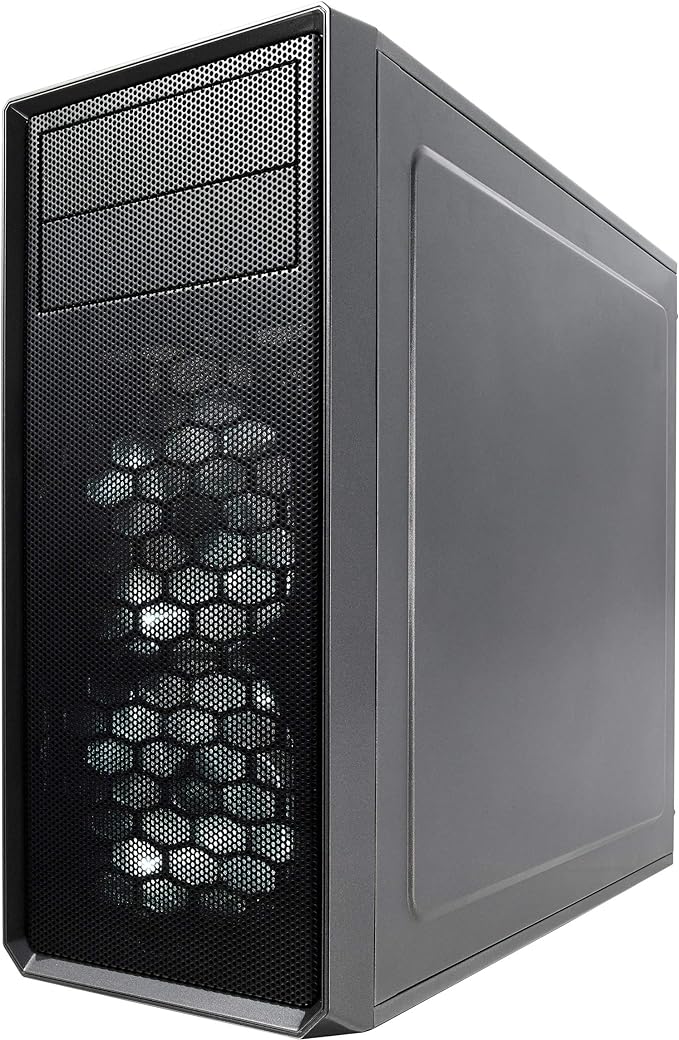 Boîtier d’ordinateur Mid Tower - ATX - Débit d’air élevé - 2X Fractal Design Silent LL Series 120mm neuf