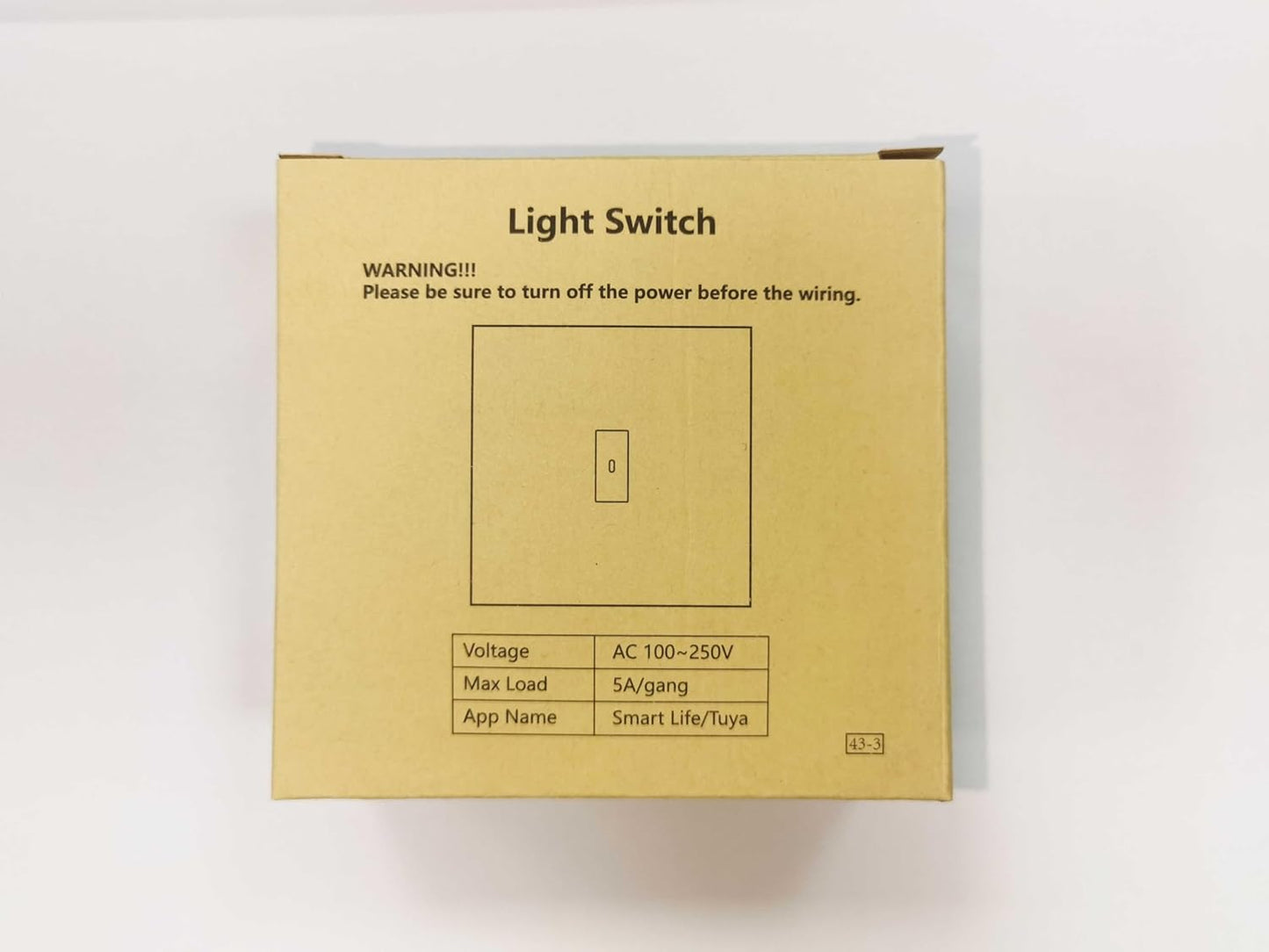 Interrupteur WiFi Alexa Sans Fil Tactile Commande à Distance Par Téléphone neuf