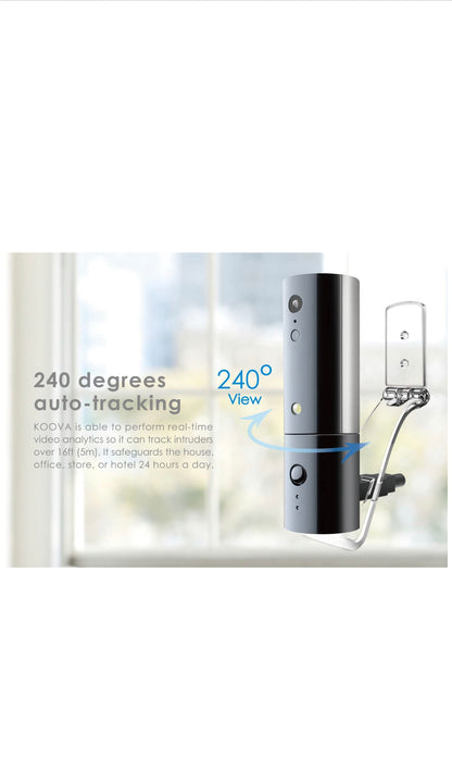 Camera de surveillance ultra intelligente Amaryllo HD Patio Blanc et noir détection du bruit