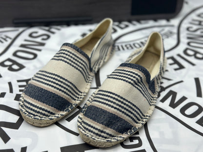 Espadrilles à rayures taille 44