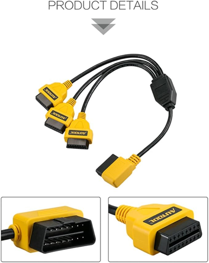 Câble d’extension OBD2 automobile mâle vers femelle neuf