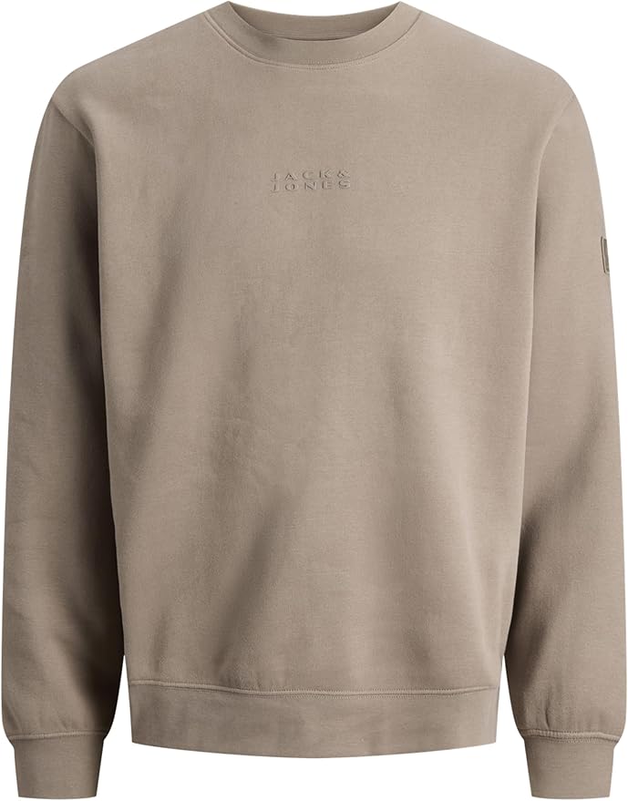 JACK & JONES Jcopoint Sweat Badge Crew Neck BF col Rond Homme
